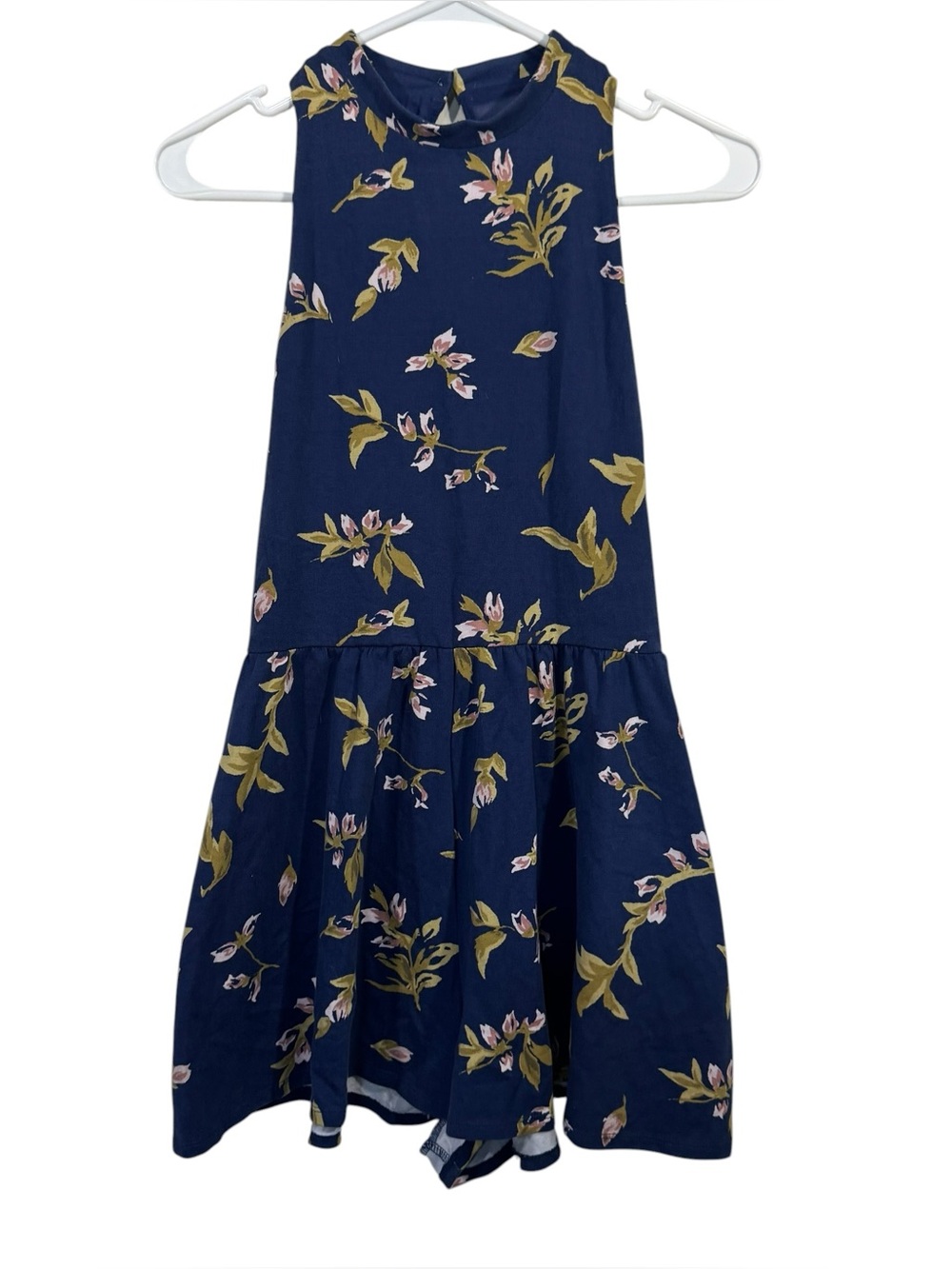 NWT Urban Outfitters Kimchi Blue Floral Drop Waist Sleeveless Romper